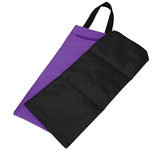 Binxory 2 Piezas sin Relleno Bolsa de Arena de Peso Libre Accesorio de Brazo Delgado Pesas para Piernas Bolsas de Arena para Entrenamiento Físico de Yoga (Púrpura)