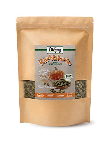 Biojoy Semillas de Calabaza orgánico, crudas y sin sal (1 kg)