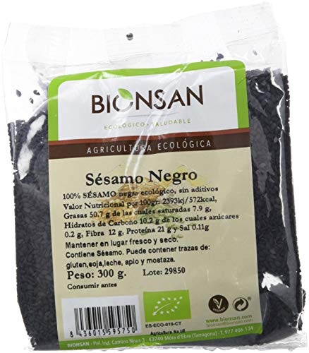 Bionsan Sésamo Negro de Cultivo Ecológico - 300 g
