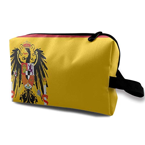 Bolsa de Maquillaje con Bandera española, Personalizada, práctica, de Viaje, multifunción, Bolsa de Embrague, Bolsas de Almacenamiento