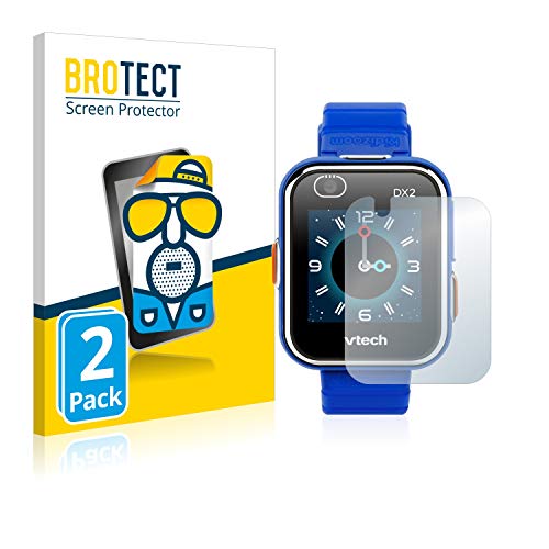 BROTECT Protector Pantalla Anti-Reflejos Compatible con Vtech Kidizoom Smart Watch DX2 (2 Unidades) Pelicula Mate Anti-Huellas