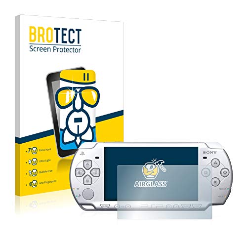 BROTECT Protector Pantalla Cristal Compatible con Sony PSP 2004 Protector Pantalla Vidrio - Dureza Extrema, Anti-Huellas, AirGlass