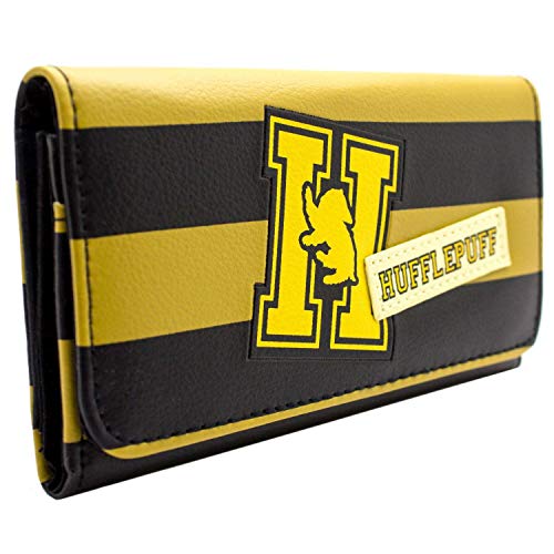 Cartera de Harry Potter Casa de Hufflepuff Logo Amarillo