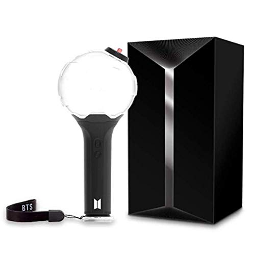 CHRONSTYLE KPOP BTS Army Bluetooth Bomb Light Stick Ver.3 Bangtan Boys Stick de Luz de Concierto Lollipop Chico Army Bomb Limited Lámpara de Concierto