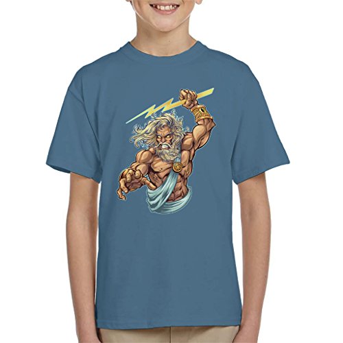 Cloud City 7 Zeus Lightning Bolts Kid's T-Shirt