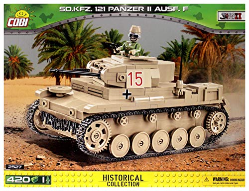 COBI HC WWII (2527) SD.Kfz. 121 Panzer II Ausf. F 420 [KLOCKI]