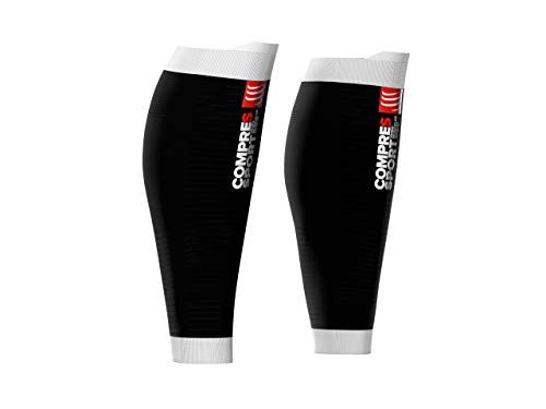 COMPRESSPORT R2 V2 Perneras, Hombre, Negro, T1