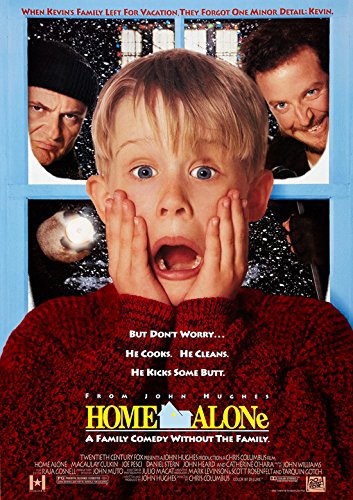 CoolPrintsUK Home Alone - Póster de película (420 x 297 mm), diseño de casa