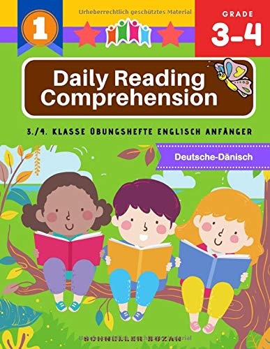 Daily Reading Comprehension 3./4. klasse übungshefte englisch anfänger: Deutsche-Dänisch: Lesen im Englischunterricht der Grundschule - 3. Schuljahr - ... strategies für success workbooks grade 3 4