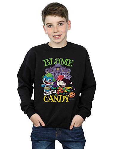 DC Comics Niños Super Friends Blame It On The Candy Camisa De Entrenamiento Negro 3-4 Years