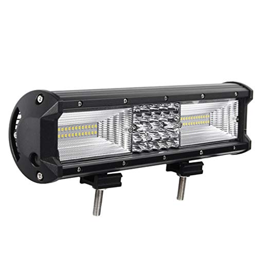 DIAMOEN Quad Fila 12 Pulgadas 840W 68LED Luz de Trabajo Barra de inundación del Punto Combo Lámparas de conducción a Prueba de Agua del Trabajo del LED 6000K luz para SUV Campo a través Vehículo