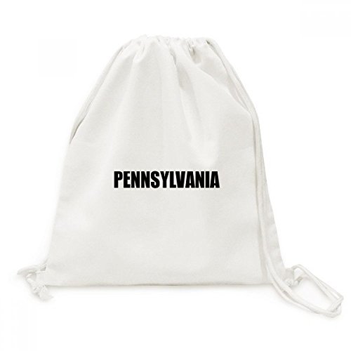 DIYthinker Viajes Nombre Pennsylvania Unidos Ciudad Lienzo morral del Lazo Bolsas de la Compra