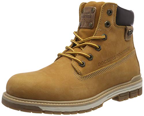 Dockers by Gerli 43lu001, Botas Militar Hombre, Amarillo (Golden Tan 910), 44 EU