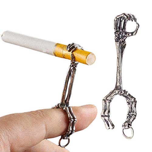 Dowoa Sostenedor de Cigarrillos Dedo de la Mano Anillo de Cigarrillo Fumar Cigarrillo Anillo de Dedo Fumador Cigarrillo Titular de la Mano Anillo de Juego Regalo para Hombres y Mujeres