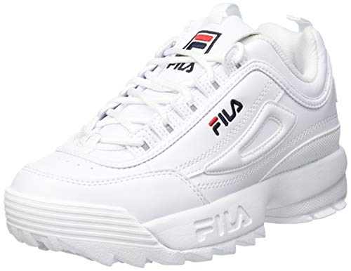 Fila Disruptor, Zapatillas Unisex niños, Blanco (White), 20 EU