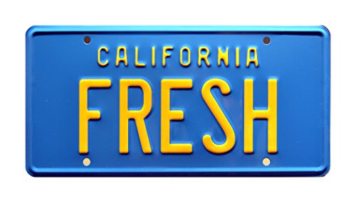 Fresh Prince of Bel Air | FRESH | Metal Stamped License Plate