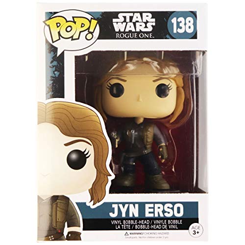 Funko Jyn ERSO Figura de Vinilo, colección de Pop, seria Star Wars Rogue One, Multicolor (10449)