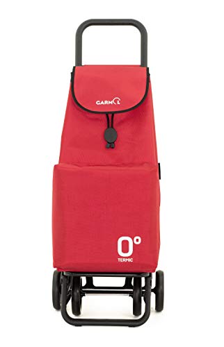 Garmol Carro Compra, Rojo, 66L