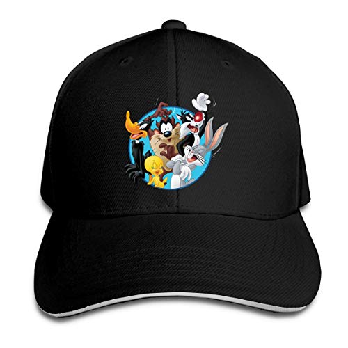 gii6LMLMLFGHLBB Bugs Bunny & Taz Tweety Daffy Sylvester The Cat Woman 's Men Unisex Ajustable Sandwich Cap Casquette Sombreros