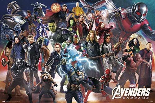 Grupo Erik Póster Gigante Avengers, Multicolor, 99 x 140 cm