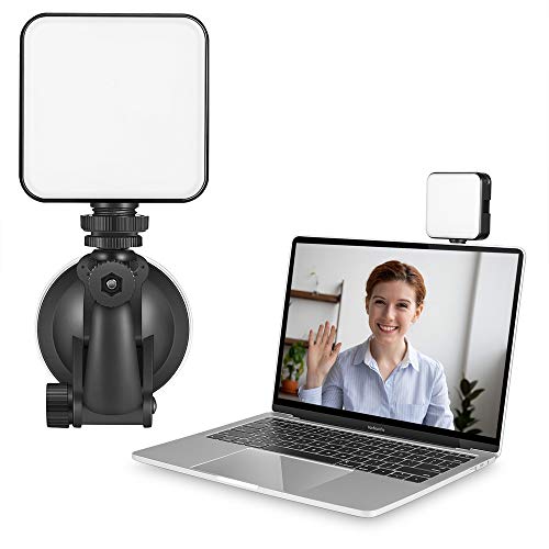 Guangmaoxin Luz De Video LED,Luz de Video Led Portable para Camara de Video,Luz Led de Relleno con Temperatura del Color 2500K-6500K pare Videoconferencia,Luz de Relleno de Selfie para Foto con Tipo-C