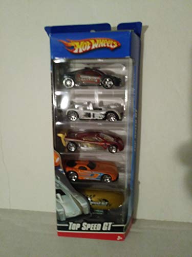 Hot Wheels 5 Car Pack Top Speed GT