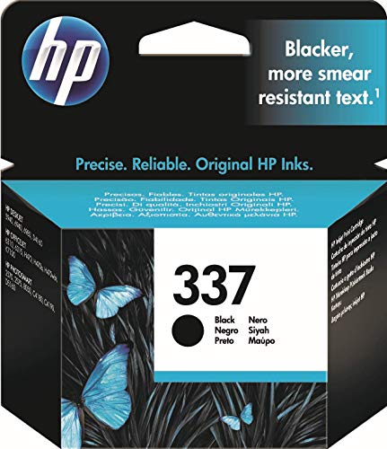 HP 337 C9364EE, Negro, Cartucho de Tinta Original, de 420 páginas, para impresoras HP Officejet serie 6300, 7100; Deskjet 5940, 6540, 6940, 6980 y Photosmart C4190