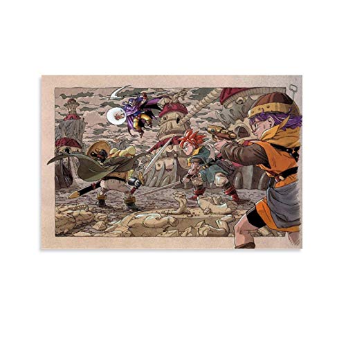 HUAIREN Chrono Trigger Video Game Game Room Gaming Poster Gifts Canvas Wall Art para decoración de habitación familiar dormitorio baño 30 x 45 cm