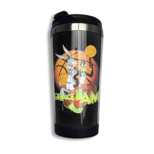 huatongxin Bugs Bunny & Taz Looney Acero inoxidable Taza de café, Portable Taza de viaje, Ultra-Lightweight