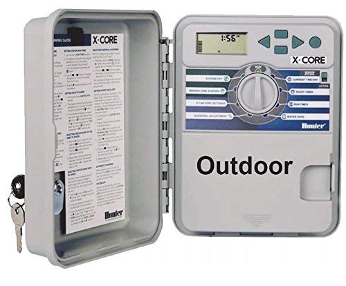 Hunter XC-401-E 4 Consola de riego para las 4 estaciones (exteriores)