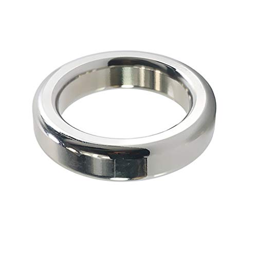 HZS Pareja de Mediana sólido Fino Colgante de Carga Divertida Alternativa Masculino Herramienta de Metal Anillo Anillo de Vestir T-Shirt (Size : S/37mm)