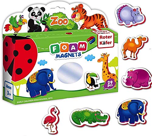 Imanes nevera para niños Animales Zoo 29 pcs - Magneticos para niños Imanes juegos magneticos niños- Juegos niños 2 años educativos Animales para niños Animales juguetes niños 2 años