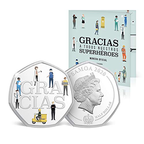 IMPACTO COLECCIONABLES Moneda Solidaria Covid - ¡Gracias! A Todos Nuestros Superhéroes - Moneda Oficial