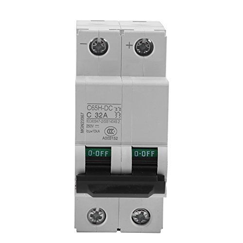 Interruptor solar 16A / 32A / 63A de la energía del disyuntor de circuito del aire miniatura de baja tensión de 250V DC 2P(32A)
