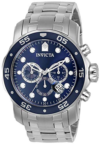 INVICTA Reloj Cronógrafo para Hombre de Cuarzo con Correa en Acero Inoxidable 0070