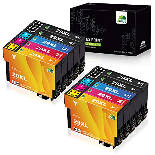 JARBO 29XL Compatible para Epson 29,10 Multipack Alta Capacidad Cartuchos de tinta con Epson Expression Home XP-235 XP-245 XP-247 XP-255 XP-345 XP-332 XP-342 XP-352 XP-432 XP-442 XP-445 XP-452