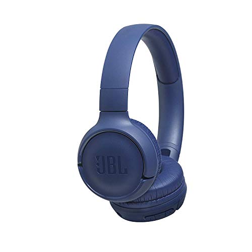 JBL Tune 500BT - Auriculares supraaurales inalámbricos con conexiones multipunto y asistente de voz, batería de 16 h, azul