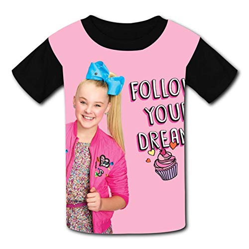 Jo-Jo Follow Siwa - Camiseta de manga corta para niños, diseño gráfico en 3D