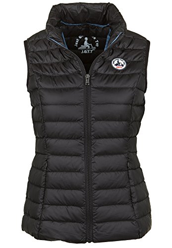 JOTT SED Down Jacket Vest Seda, Negro, M para Mujer