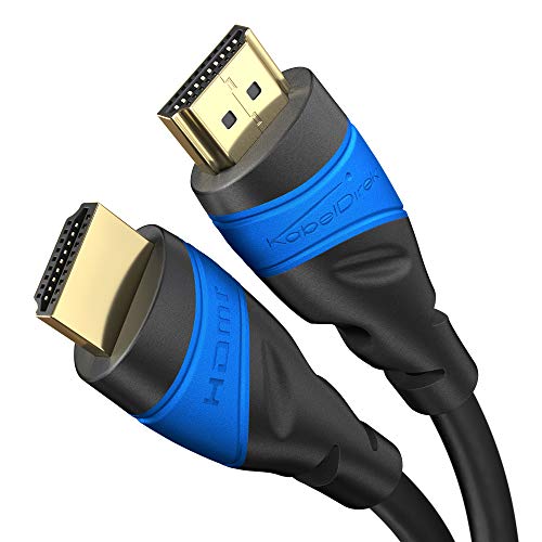 KabelDirekt 2m Cable HDMI 4K, compatible con (HDMI 2.0a/b, 2.0, 1.4a, 4K Ultra HD, 3D, Full HD 1080p, HDR, ARC High Speed con Ethernet, PS4, XBOX, HDTV), TOP Series
