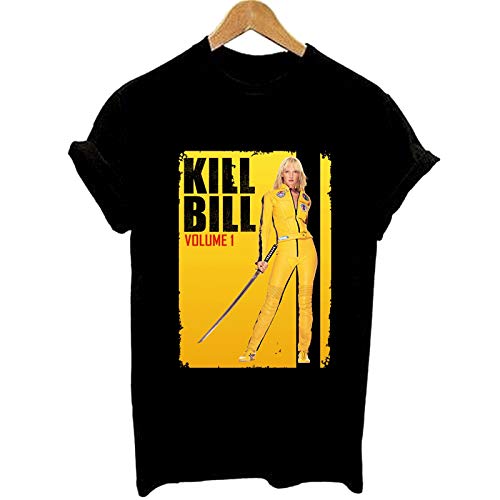 Kill Bill Vol.1 Movie Film Cool Graphic tee Women Summer Fashion tee Shirt Girl T Shirt Lady T-Shirt Casual Tops Clothing