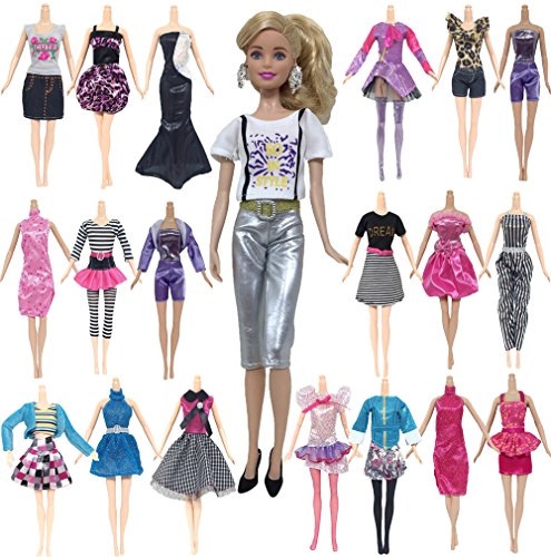 Kitty princess 10 PCS Daily Apparel Ropa de muñecas Las niñas se Visten de Ropa para 11.5 Inch Doll Muñeca (Estilo Aleatorio)