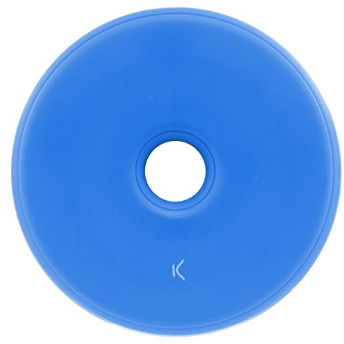 Ksix BXCQI05 - Cargador inalámbrico Mini (5 W, diseño Compacto y Ligero, Compatible con Smartphones y Dispositivo móvil habilitados para Qi) Azul