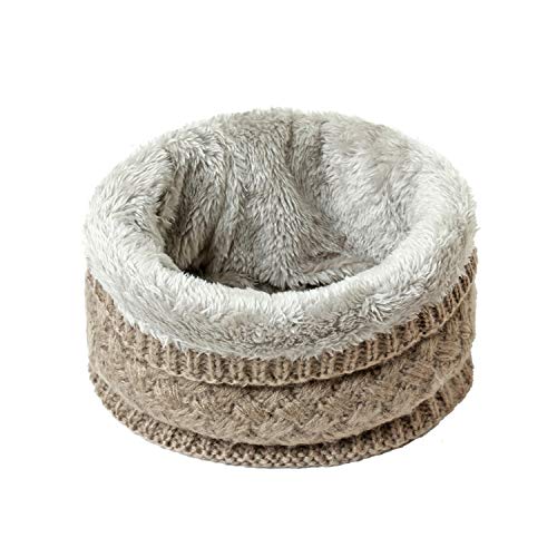 Las Mujeres De Invierno De Punto Bufanda Conjunto De Cuello De Snood Beanie Sombrero Bufandas Cachemira Cálido Gorra De Lana Collares Bufandas Para Niños Hombres