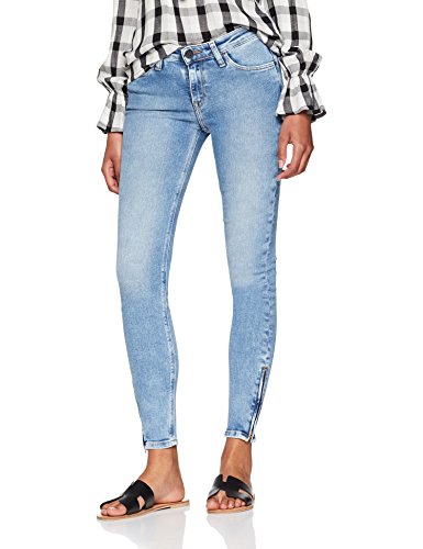 Lee Scarlett Cropped Vaqueros Skinny, Azul (Urban Mid Ut), 33/31 para Mujer