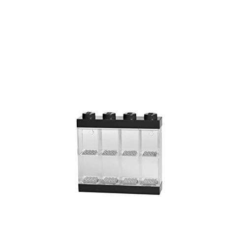LEGO - Caja de almacenaje para Minifiguras, Color Negro (40650603)