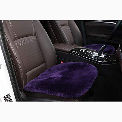 LEILEI Funda Interior de Lana Gruesa para Coche 100% Piel de Oveja Australiana Funda de una Pieza de Lana de Piel Entera Corte,sin Costuras,múltiples Opciones de Estilo aplicable a Todos los Modelo