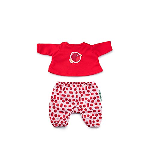 LILLIPUTIENS L-83176 - Pijama de petirrojo para muñeca Lou/Noa