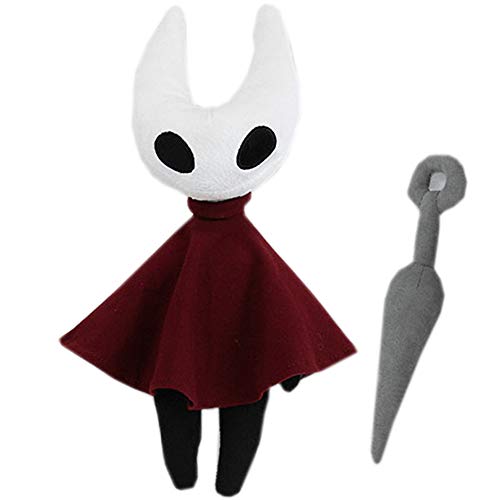 LoneFox Hollow Knight: Silksong Figura de Felpa Juguete muñeca de Peluche Suave 30 cm