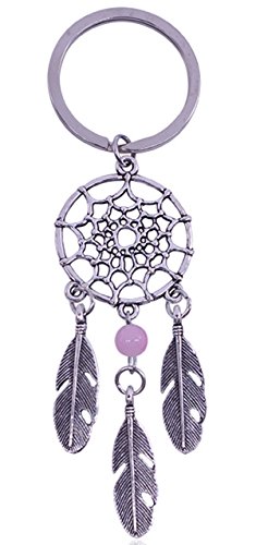 LUCKLYSTAR Dreamcatcher Llavero Atrapasueños Llavero, Llavero para Niñas Mujeres Pareja Regalo Llavero de Casa Llaves de Coche Llavero Artesanías Llaveros y Llaveros